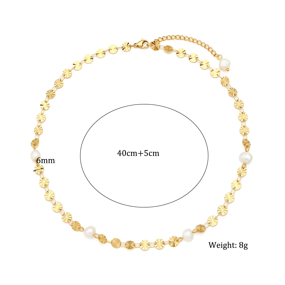 Kindness and Compassion - 18k Necklace with Pearls