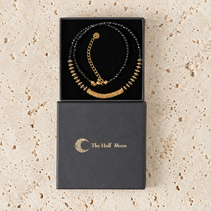 Quiet Strength - Faceted Necklace with Black Onyx