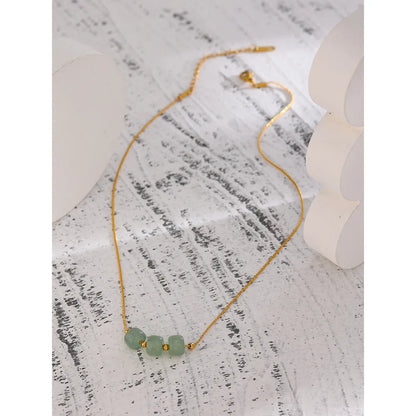 More Luck -  Aventurine  Necklace