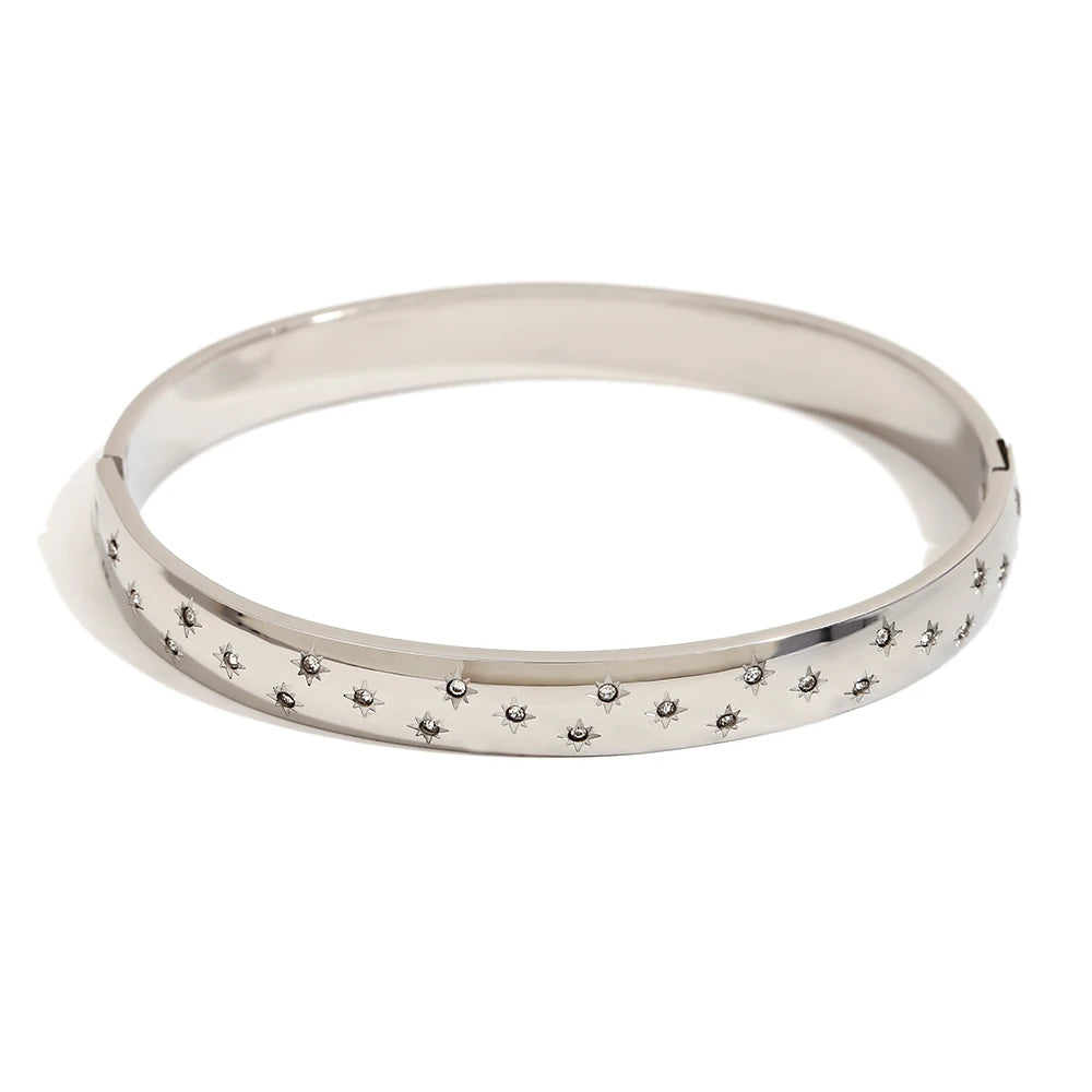 Evil Eye - Gold | Sailver Bangle Bracelet