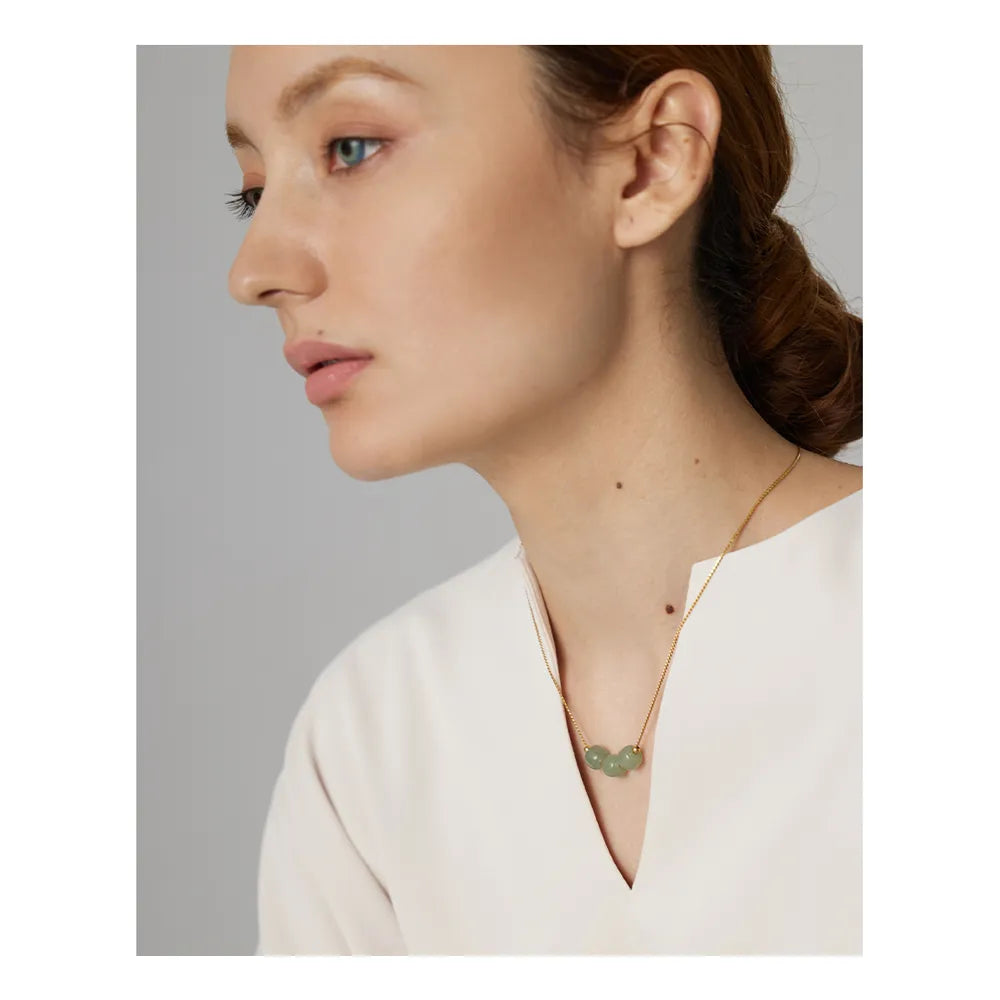 More Luck -  Aventurine  Necklace