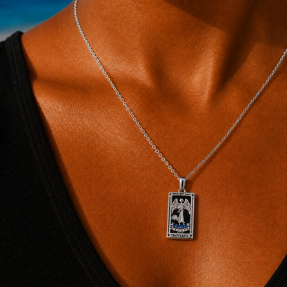 Temperance - Tarot Card Necklace