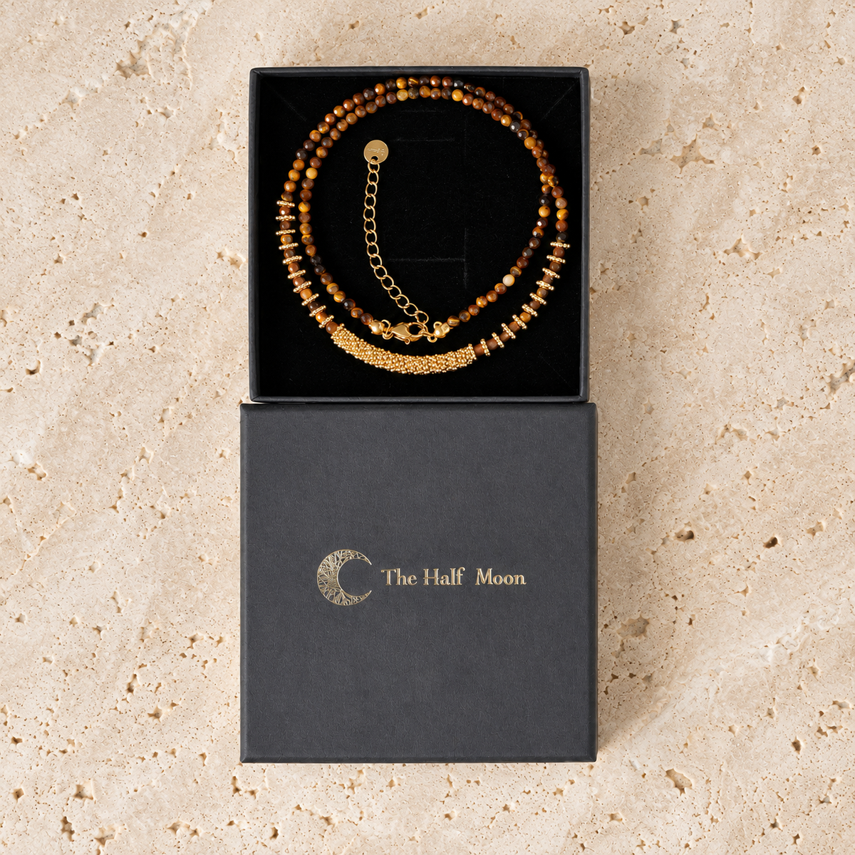 Courage Within - Faceted Necklace with Tiger's Eye