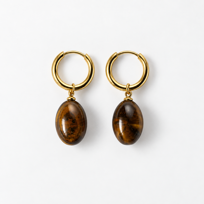 Own Your Strength - Tiger's Eye Earrings