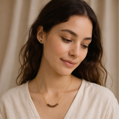 Inner Circle – Dainty Natural Stone Necklace
