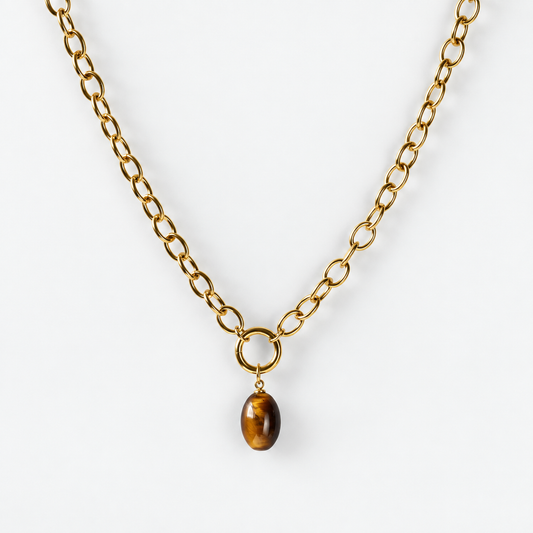 Own Your Strength - Tiger's Eye Necklace