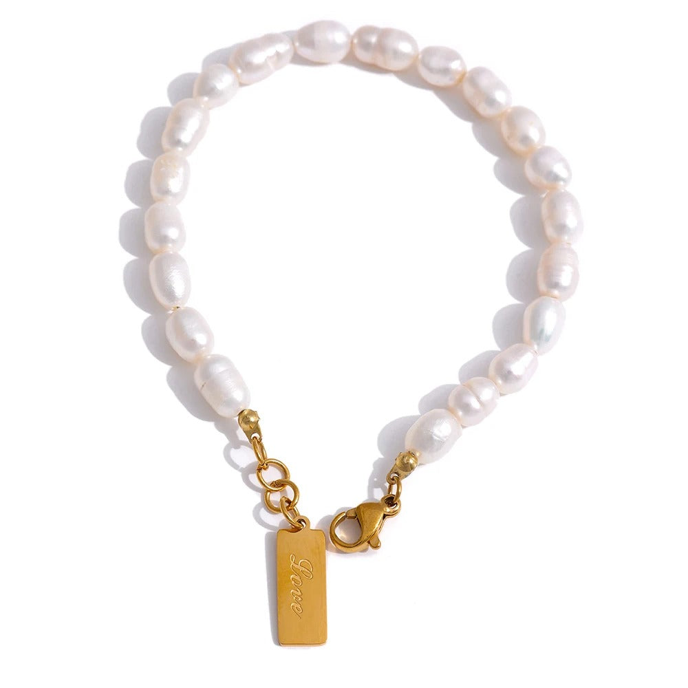 Pearly Delight - Natural Pearls Bracelet