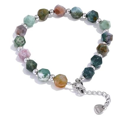 Free Spirit -  Indian Agate Bracelet for Men