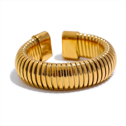 Fusion Bands - Gold Open Ring