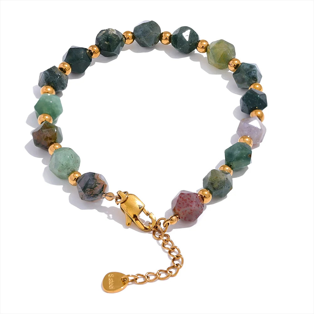 Free Spirit -  Indian Agate Bracelet for Men