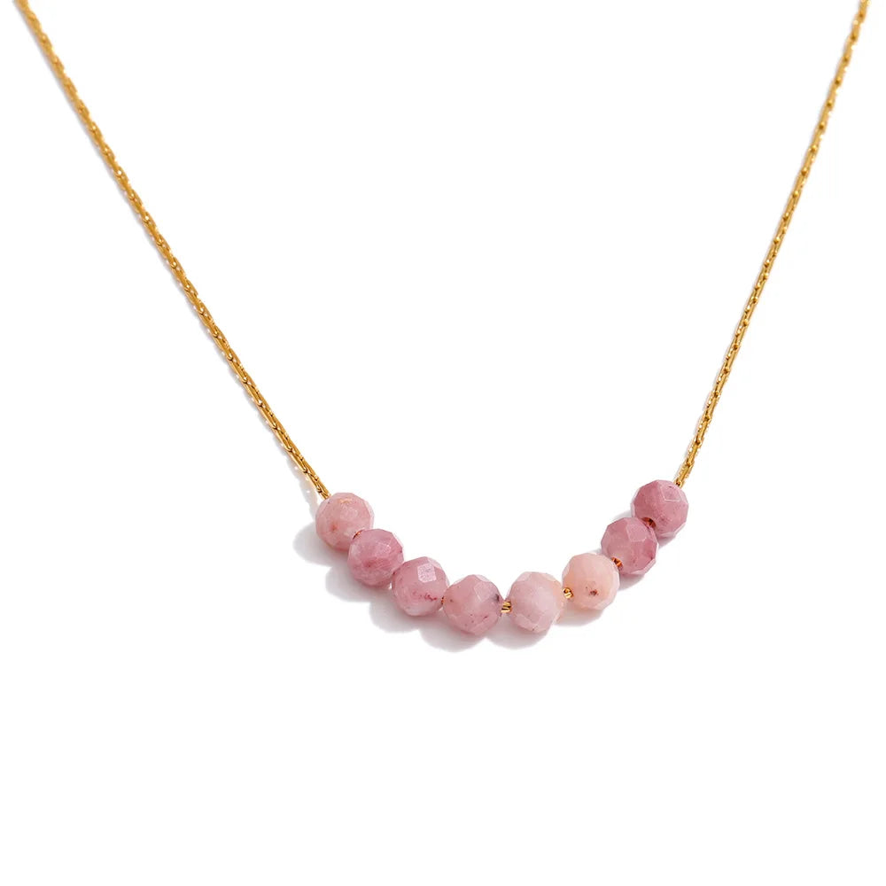 Inner Circle – Dainty Natural Stone Necklace