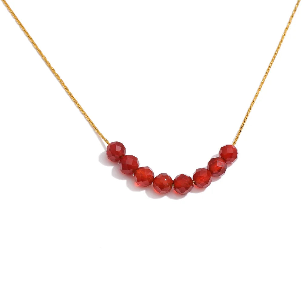 Inner Circle – Dainty Natural Stone Necklace