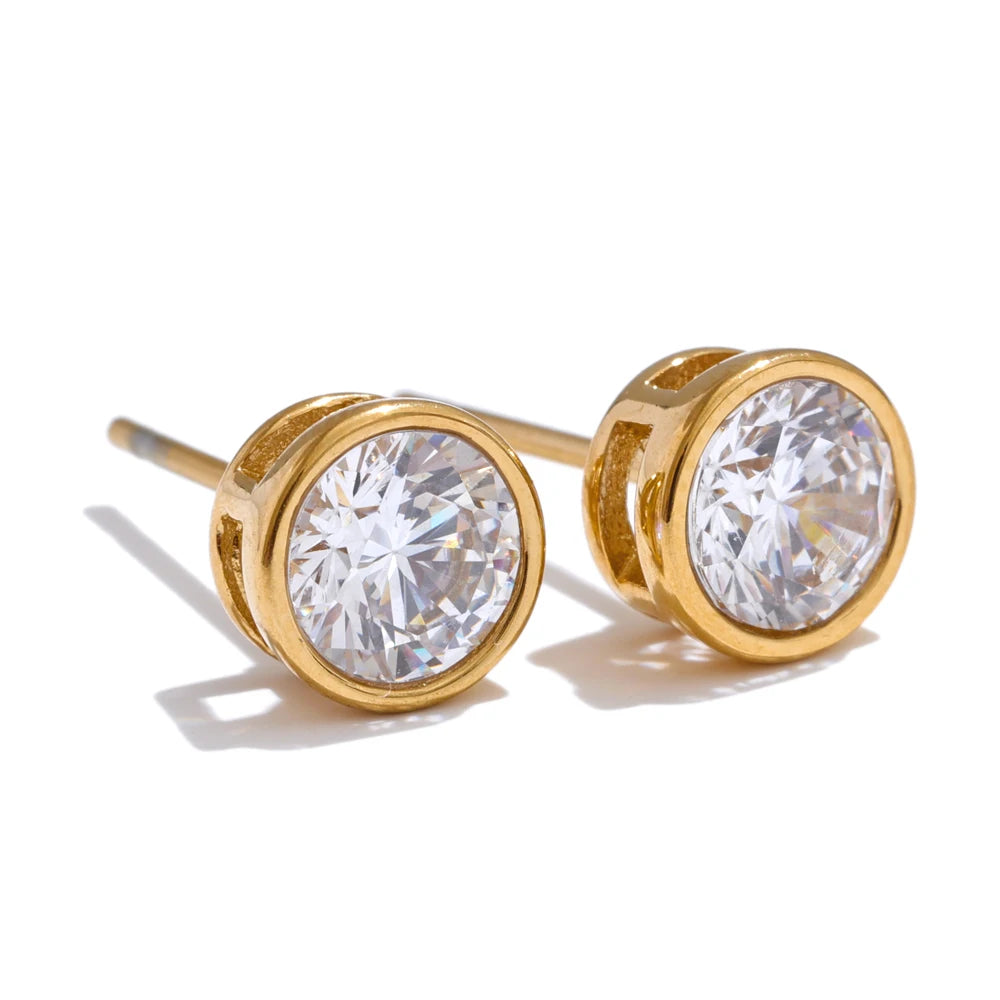 Lumière - Stud Earrings Gold / Silver