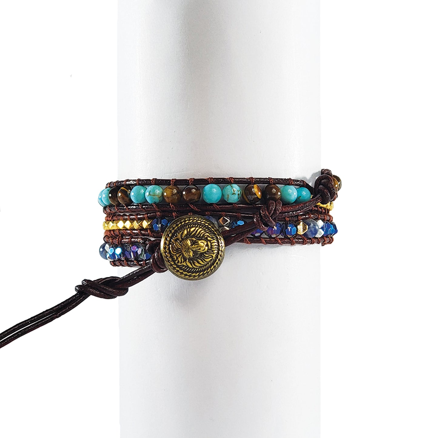 Positive Feelings - Tiger Eye Wrap Bracelet